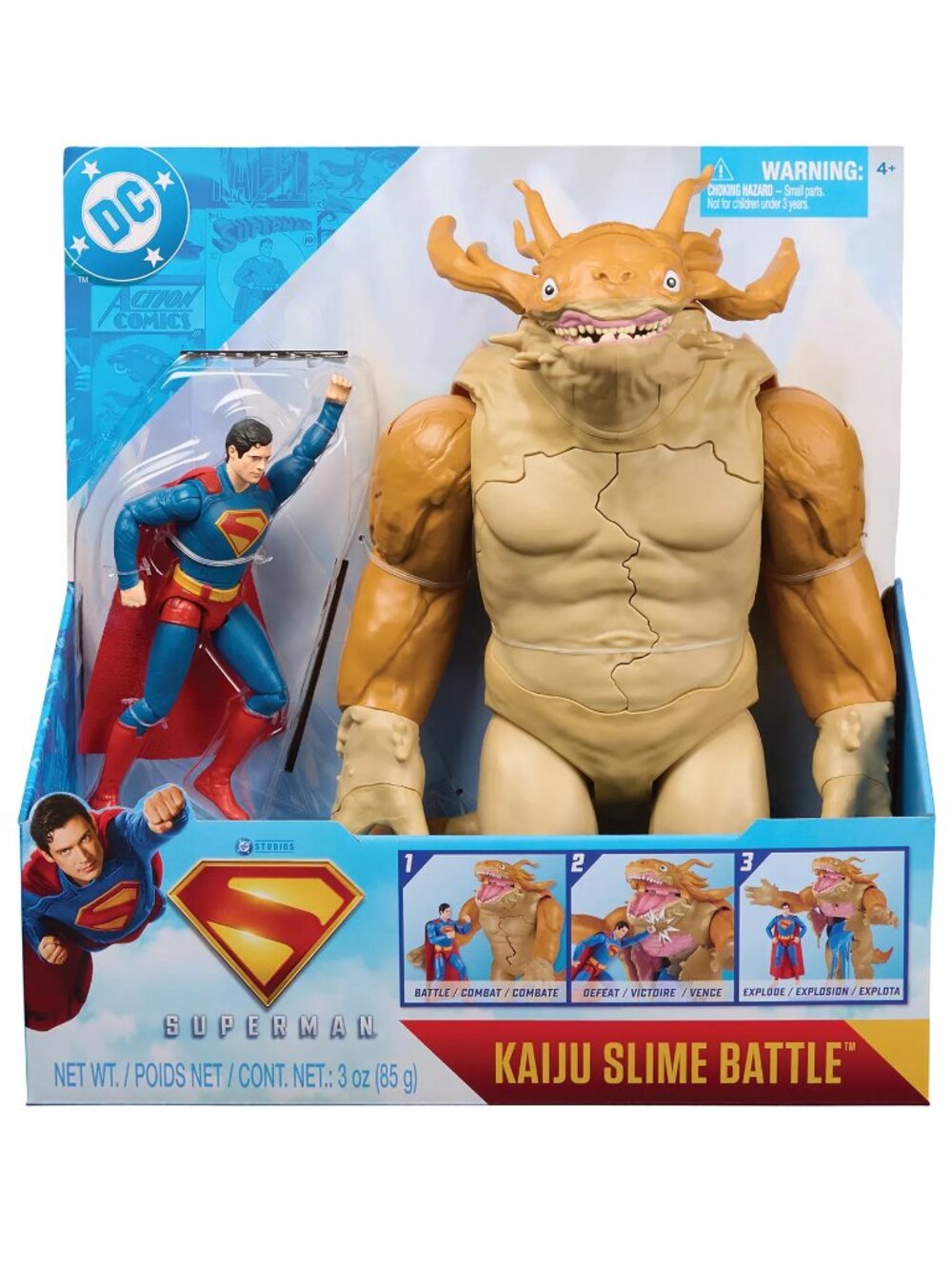 DC Superman Kaiju Slime Battle Toy Brand New! Great Gift!